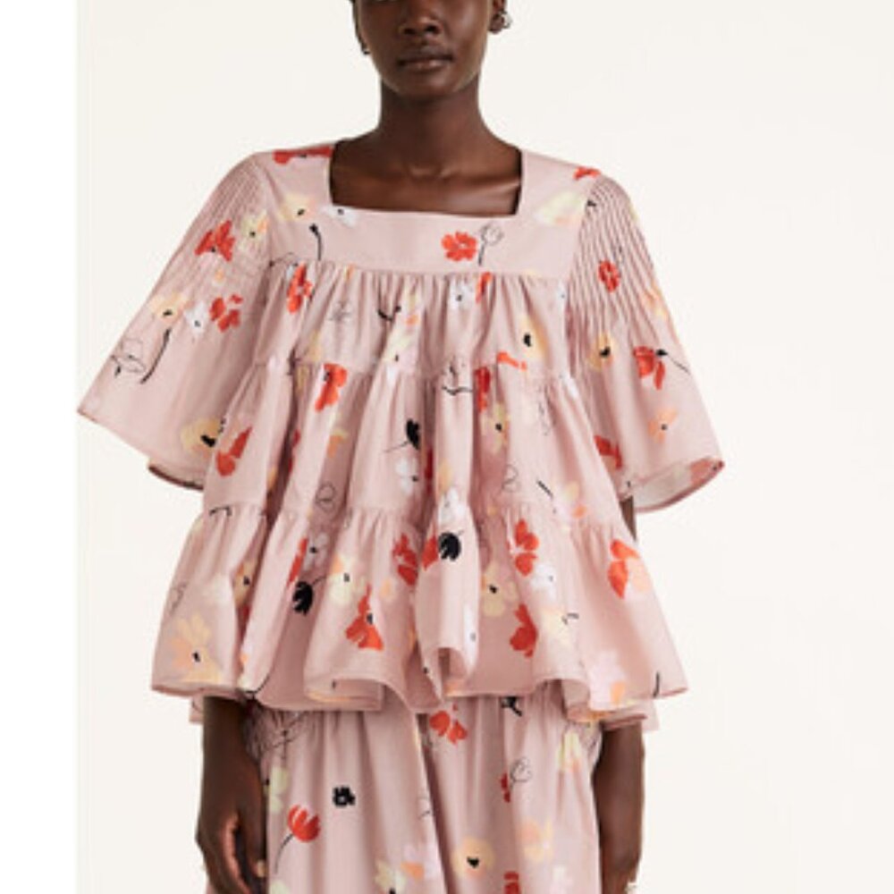 Merlette Women's Brandt Print Blouse, Rose Deco Print